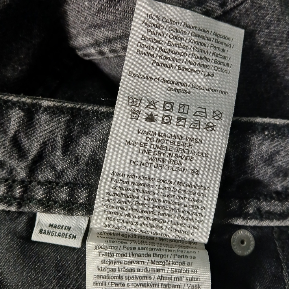 Jack & Jones Baggie/Eddy Black Men's Jeans - Picture 8 of 10